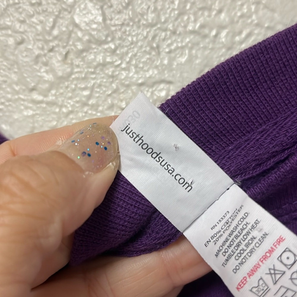 HBCU ELITE Purple w Yellow font Crewneck Sweatshirt Size XL - Picture 10 of 12